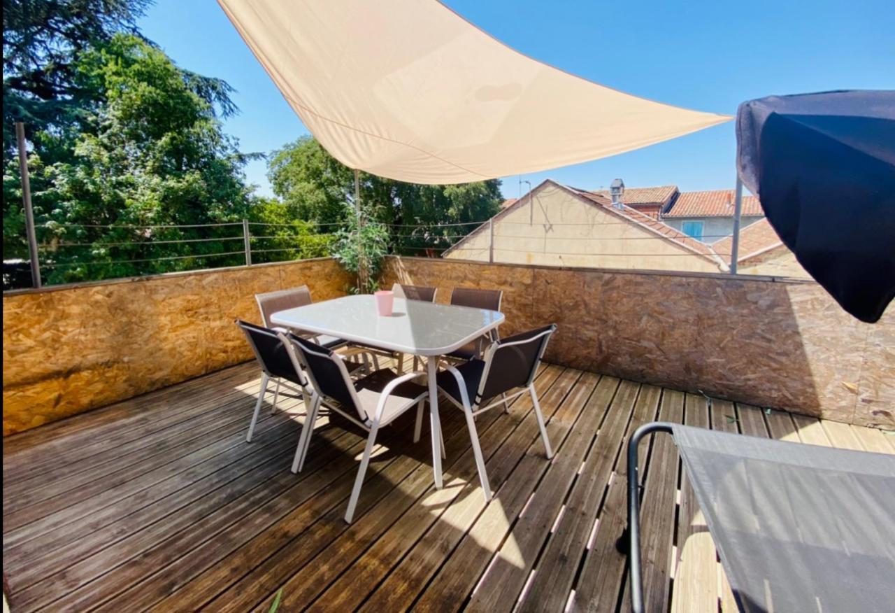 Ferienwohnung T3 En Duplex Pour 6 Pers Bien Place Terrasse Et Parking Inclus Toulouse Exterior foto